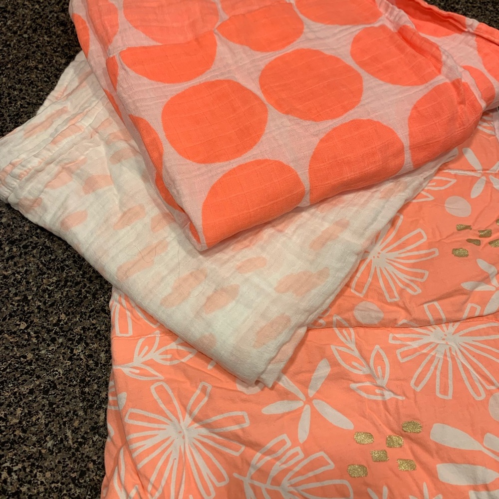 COPY - Baby “Crib” Blanket and matching Swaddles